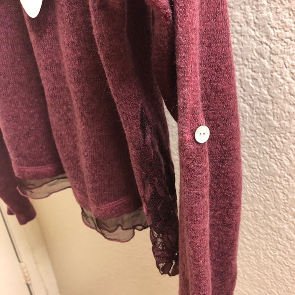 Saga Burgundy sweater - Picture 10 of 12